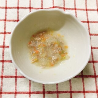 【離乳食中期】ツナと野菜のじゃがいも和え